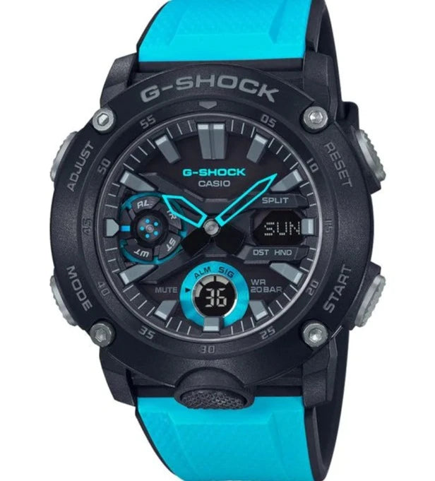 G-Shock Digital & Analogue Watch Carbon Core Guard Series GA2000-1A2 / GA-2000-1A2