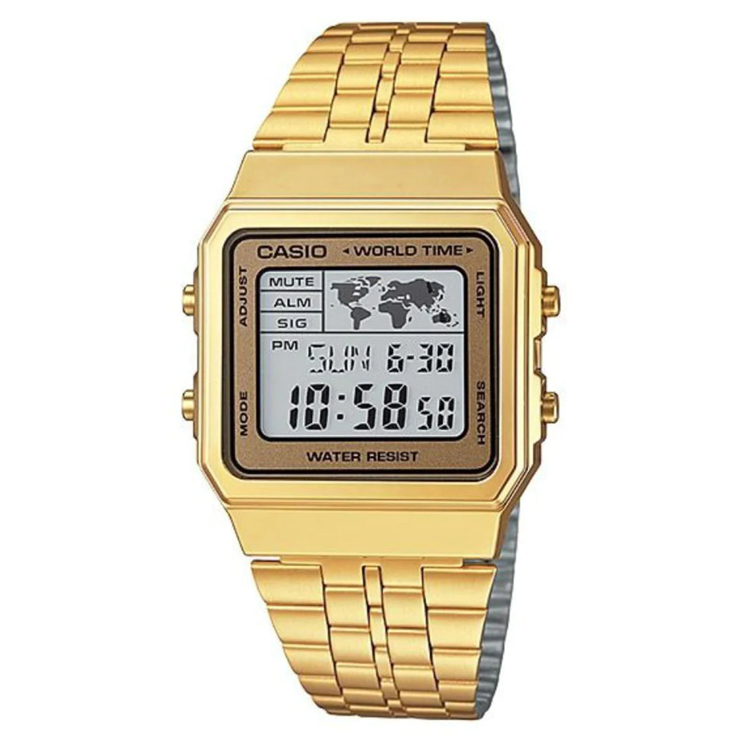 Casio Classic Unisex Digital Gold Vintage A500WGA-9DF / A500WGA-9