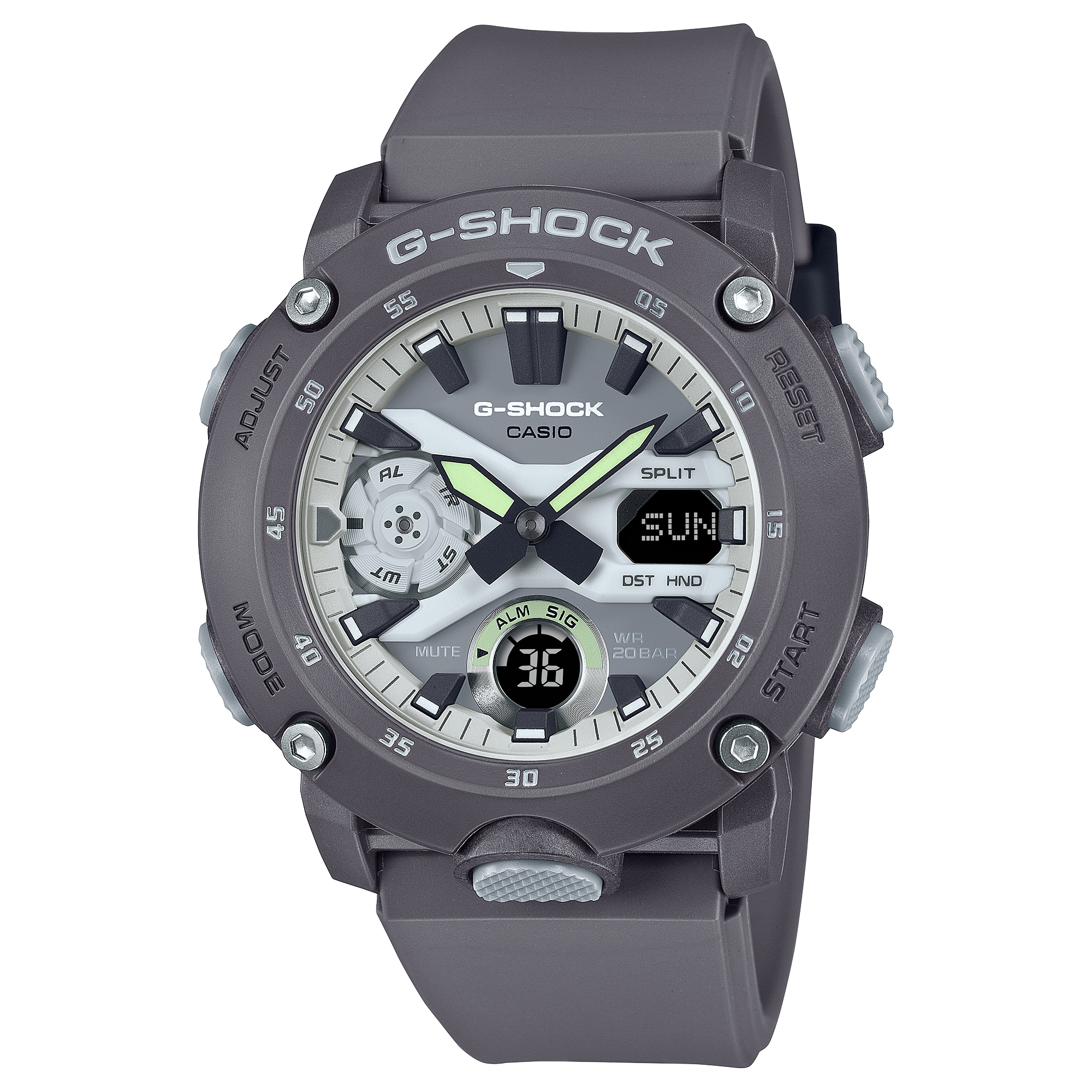 G-Shock Hidden Glow Series GA2000HD-8A