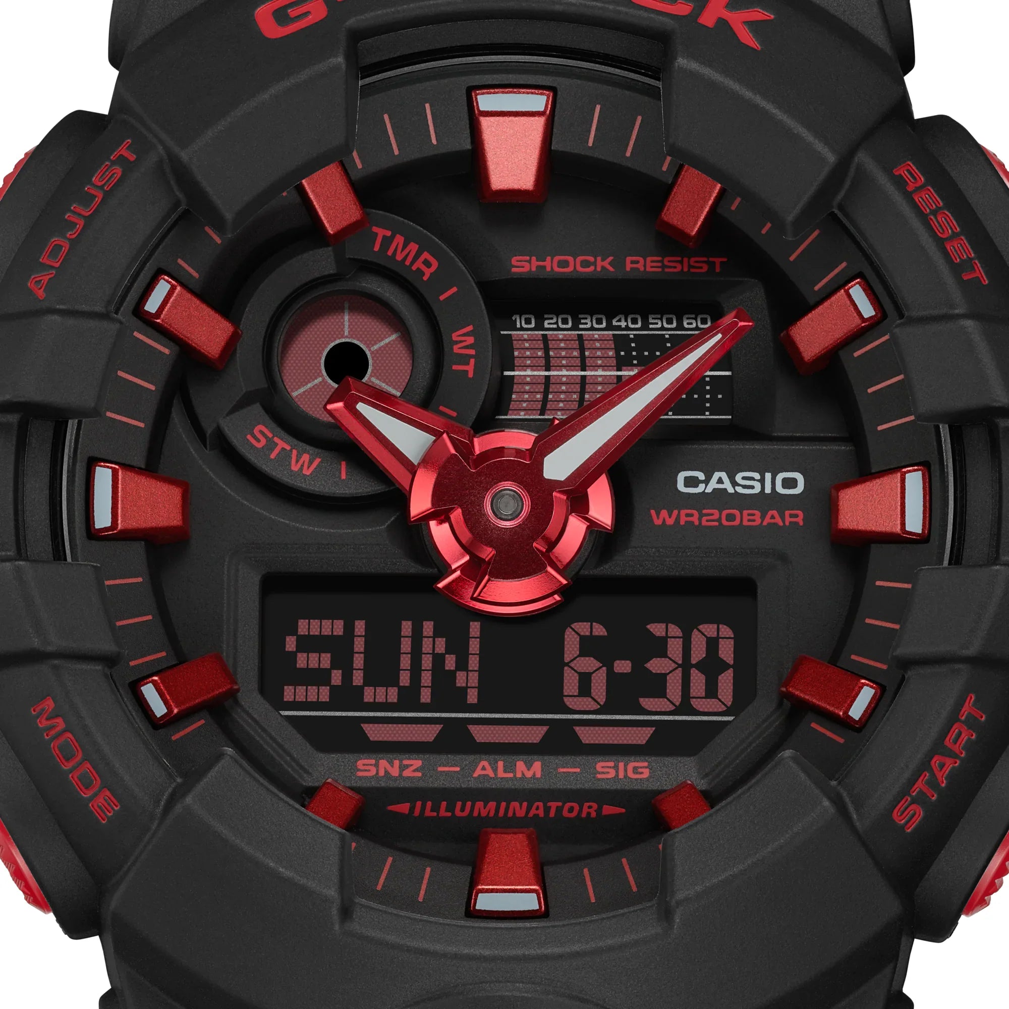 G-Shock Ignite Red Series GA700BNR-1A / GA700BNR-1A