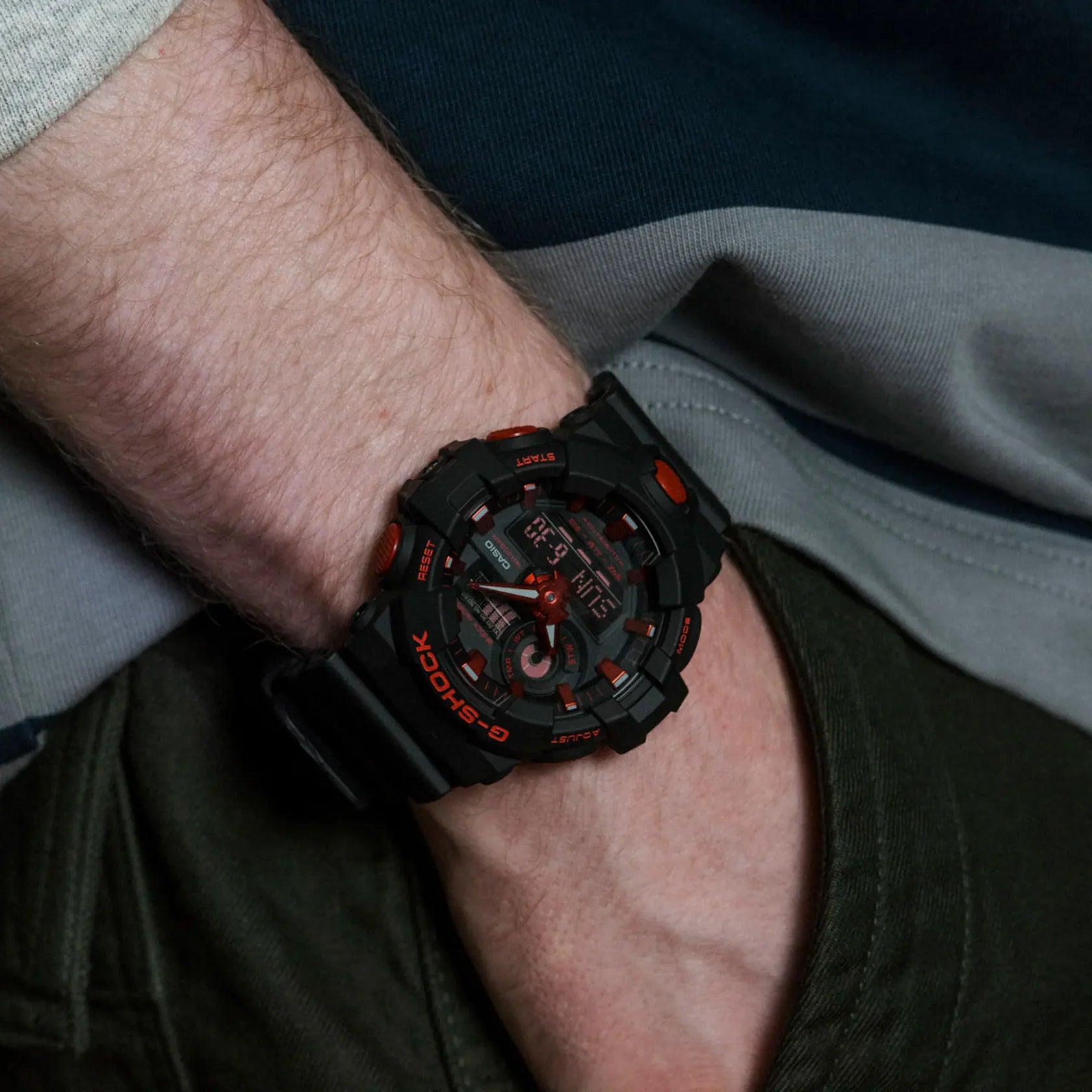 G-Shock Ignite Red Series GA700BNR-1A / GA700BNR-1A