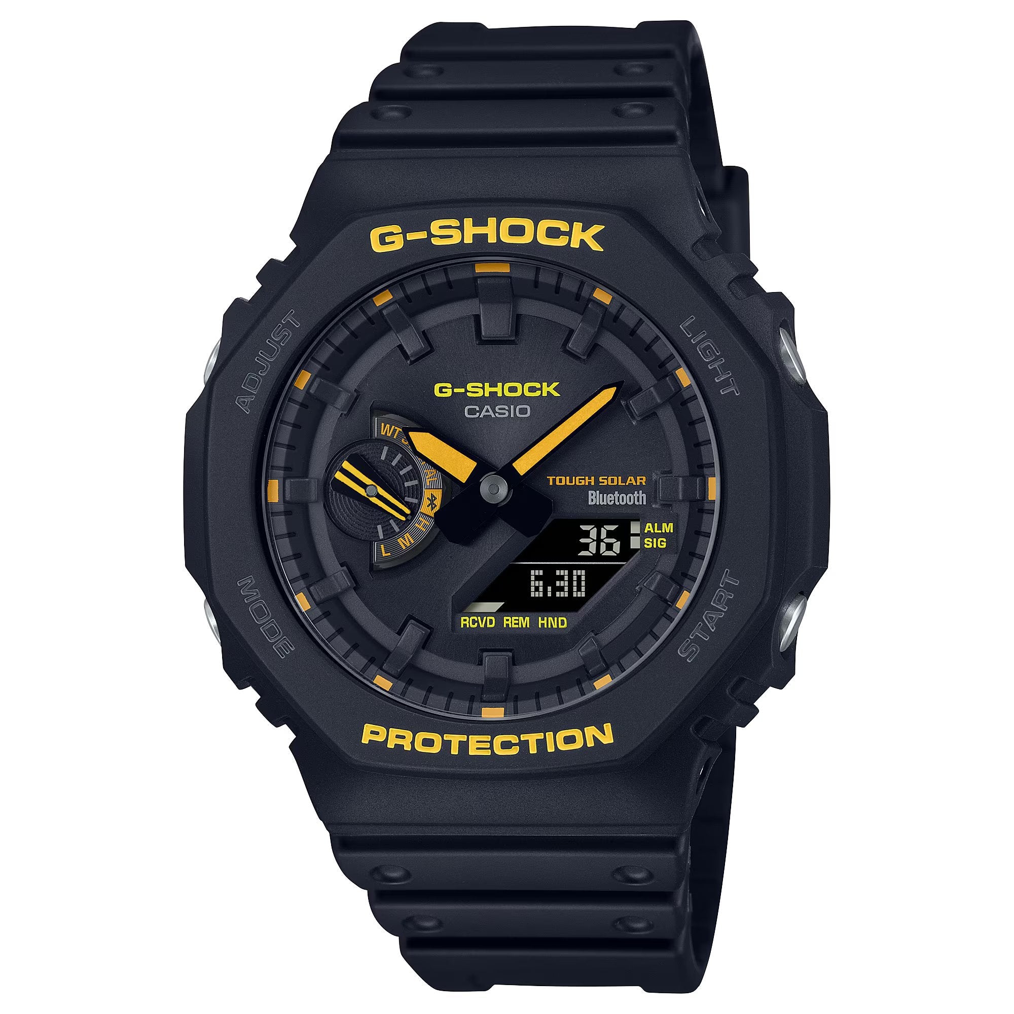 G-Shock Solar Casioak Black & Yellow Caution Series GAB2100CY-1A