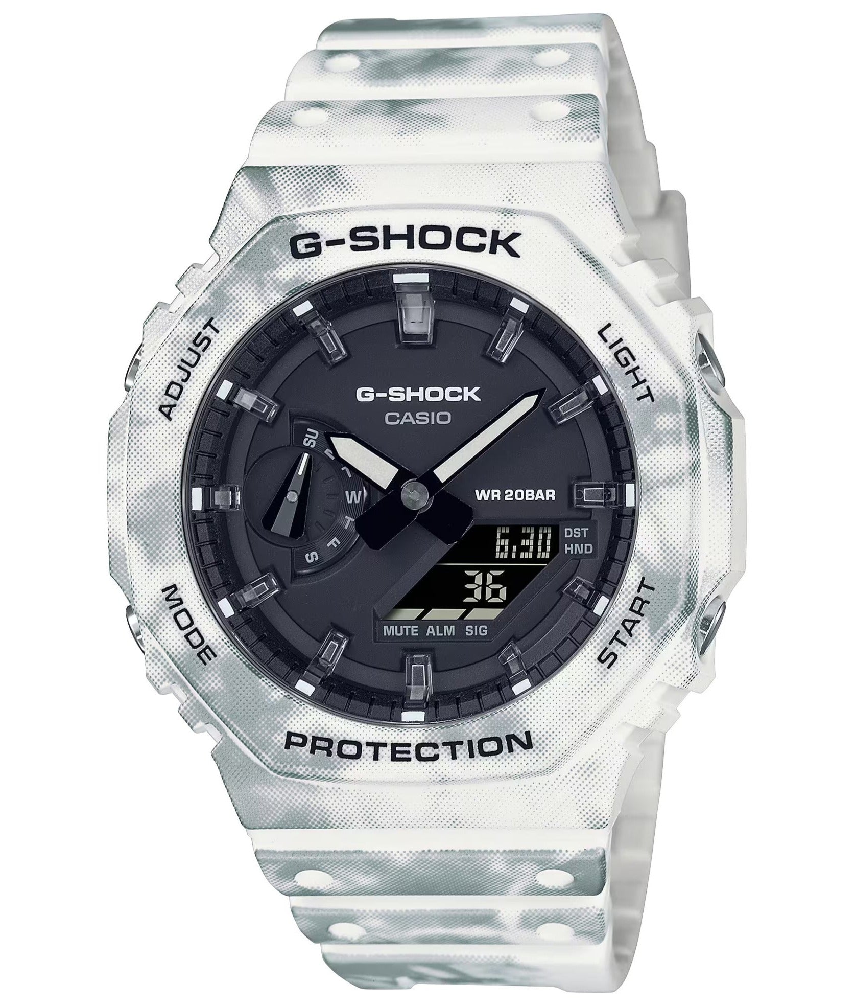 G-Shock Digital & Analogue Watch Casioak Frozen Forest  Series GAE2100GC-7A / GAE-2100GC-7A