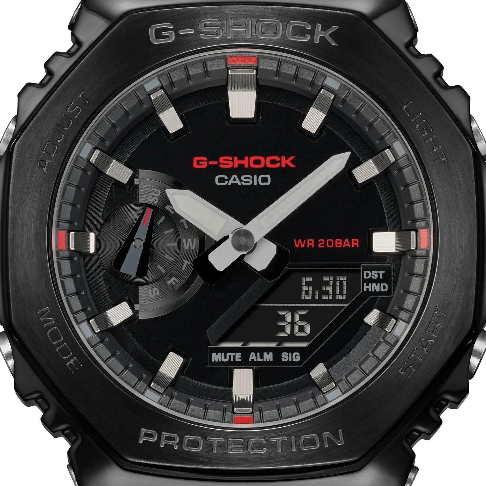 G-Shock Digital & Analogue G Steel Metalized Casioak Series GM2100CB-1A / GM-2100CB-1A