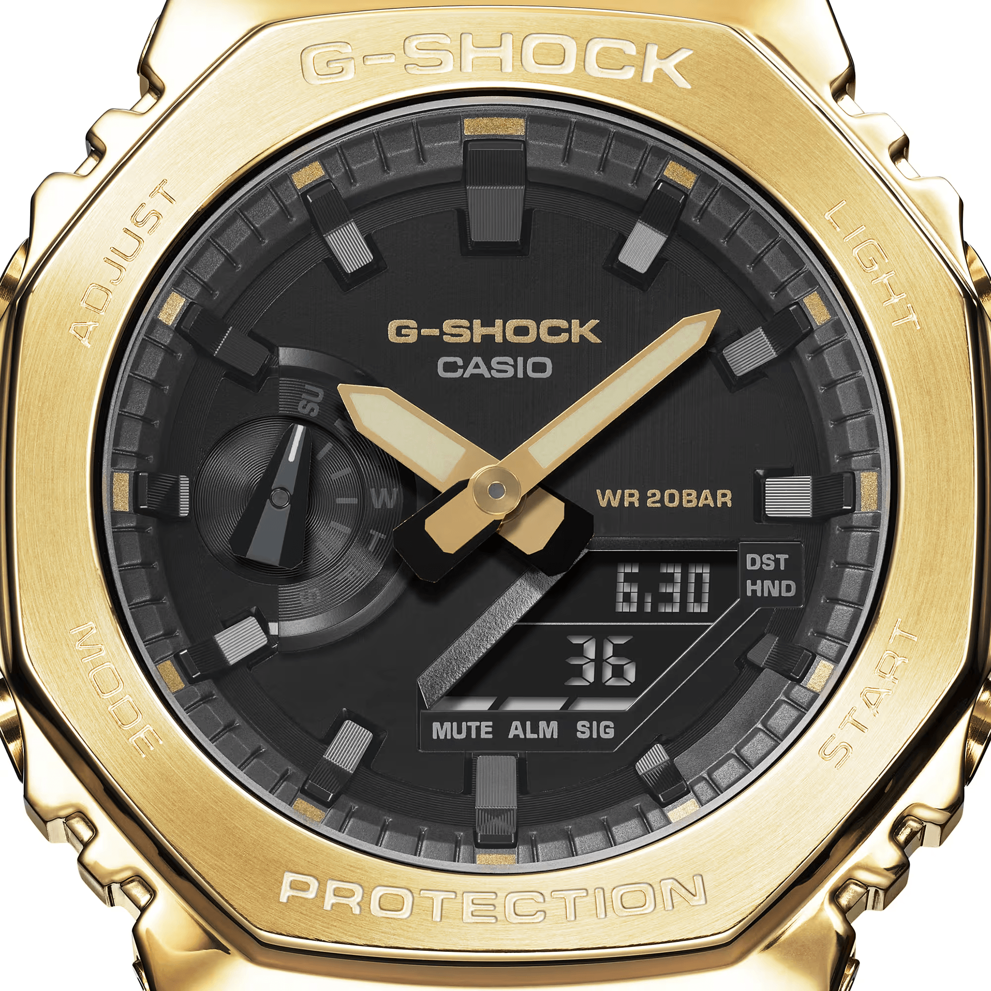 G-Shock Digital & Analogue G Steel Metalized Casioak Series GM2100G-1A9