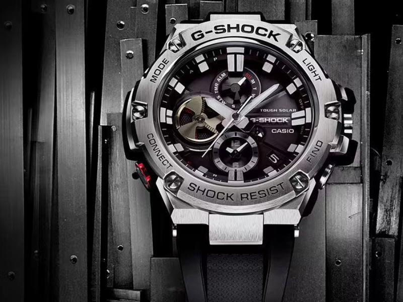 G-Shock Digital & Analogue Watch G-Steel Series GSTB100-1A / GST-B100-1A