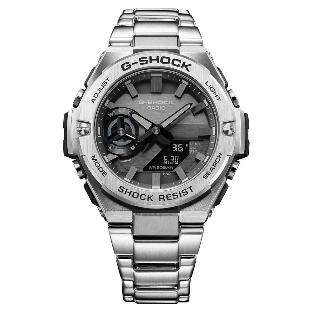 G-Shock G-Steel Silver and Black Analogue GSTB500D-1A1 / GST-B500D-1A1