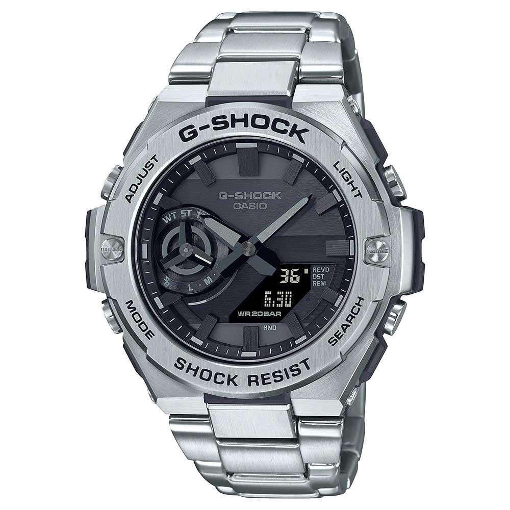 G-Shock G-Steel Silver and Black Analogue GSTB500D-1A1 / GST-B500D-1A1