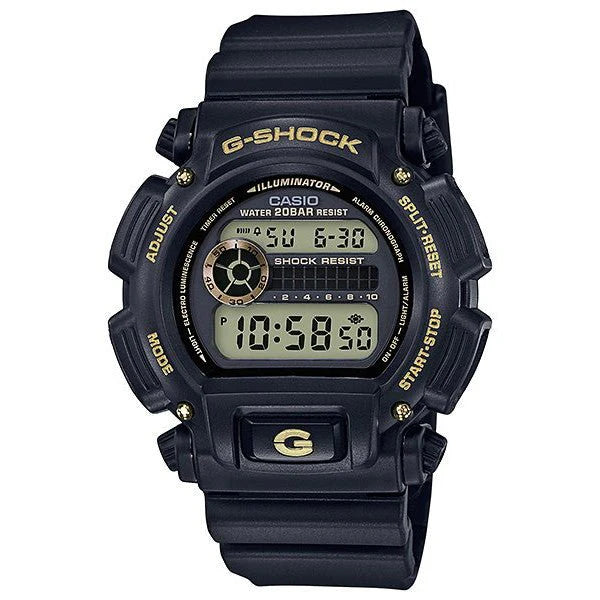 G-Shock Digital & Analogue Watch Black and Gold Series DW9052GBX-1A9 / DW-9052GBX-1A9