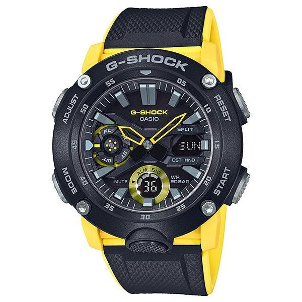 G-Shock Digital & Analogue Carbon Core Guard Series GA2000-1A9 / GA-2000-1A9