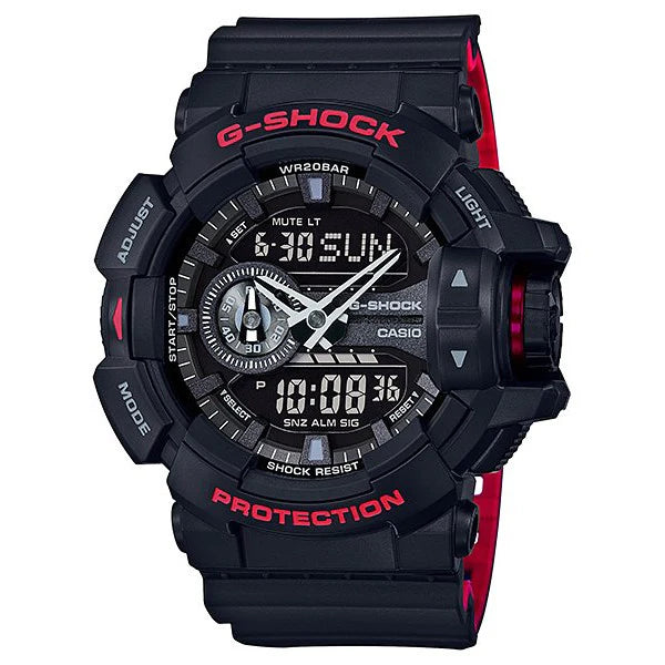 G-Shock Digital & Analogue Watch Black and Red Series GA400HR-1A / GA-400HR-1A