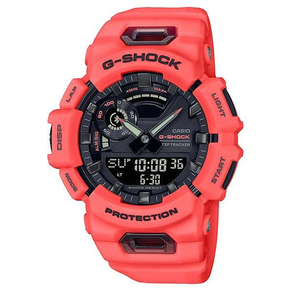 G-Shock Bluetooth Step Watch Red Digital GBA900-4A