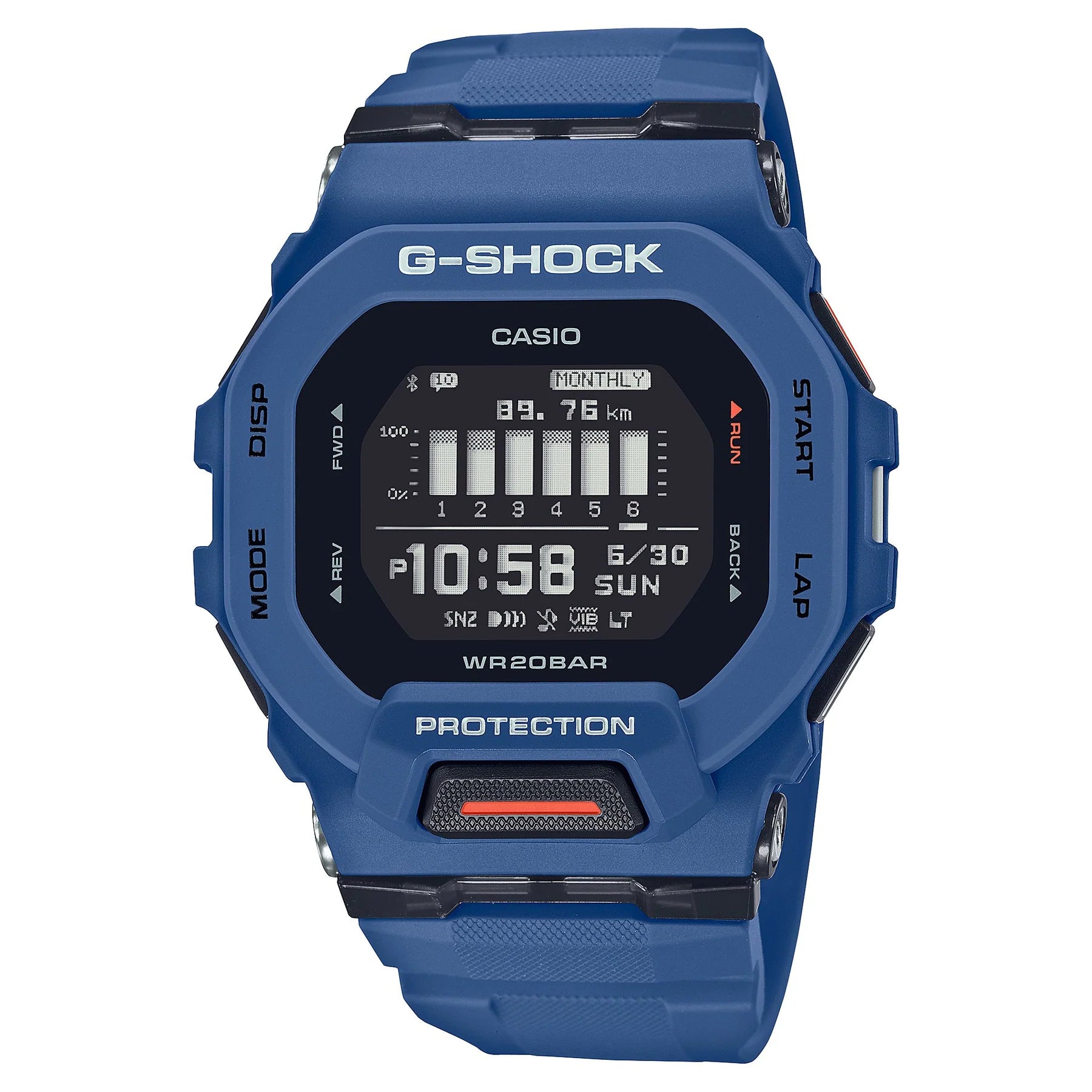 G-Shock Digital Bluetooth Fitness Watch G Squad Series GBD200-2D / GBD-200-2D