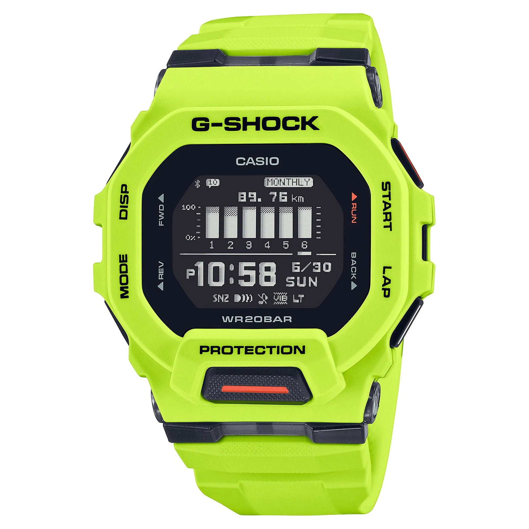 G-Shock Digital Bluetooth Fitness Watch G Squad Series GBD200-9D / GBD-200-9D