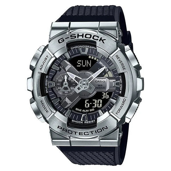 G-Shock Digital & Analogue G Steel Watch Metalized Series GM110-1A /  GM-110-1A