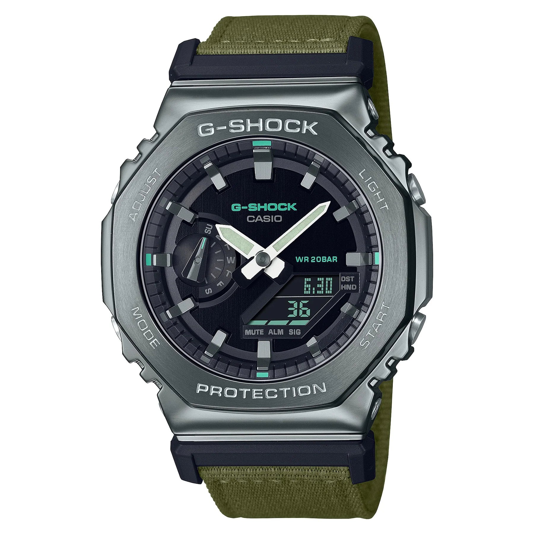 G-Shock Digital & Analogue G Steel Metalized Casioak Series GM2100CB-3A