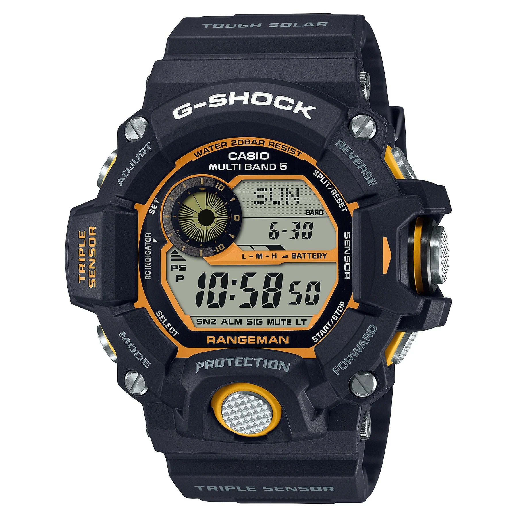 G-Shock Rangeman Yellow Accent Series GW9400Y-1D