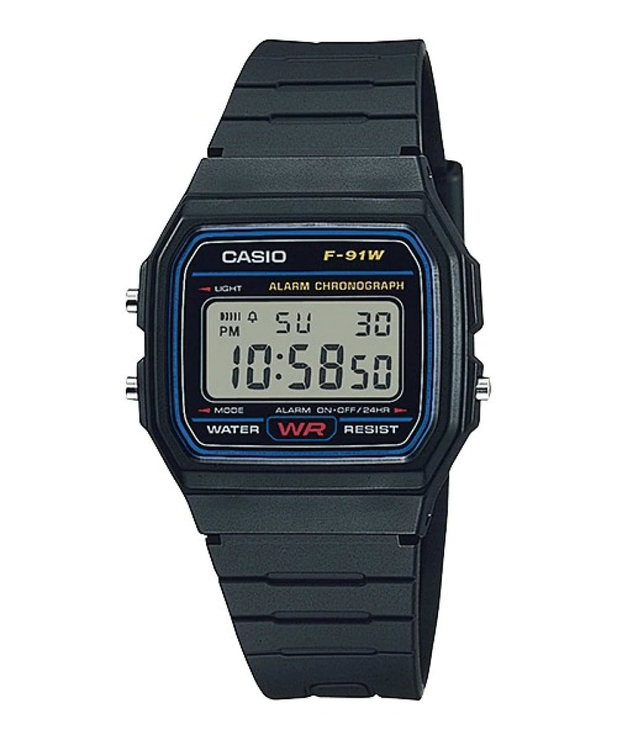 Casio Unisex Digital Black Watch F91W-1 / F-91W-1