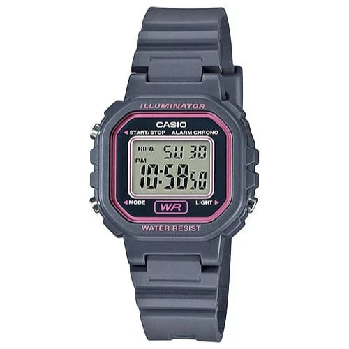 Casio Ladies/Youth Grey Pink Digital LA20WH-8A/LA-20WH-8A