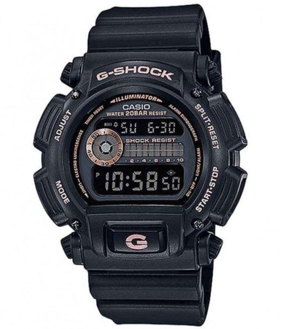 G-Shock Digital & Analogue Watch Black and Rose Gold Series DW9052GBX-1A4 / DW-9052GBX-1A4
