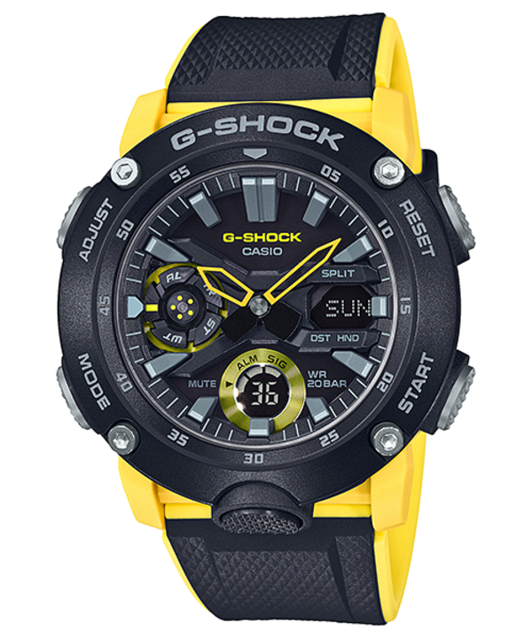 G-Shock Digital & Analogue Watch Carbon Core Guard Series GA2000-1A9 / GA-2000-1A9