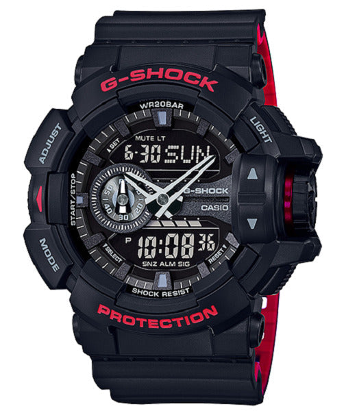 G-Shock Digital & Analogue Watch Black and Red Series GA400HR-1A / GA-400HR-1A