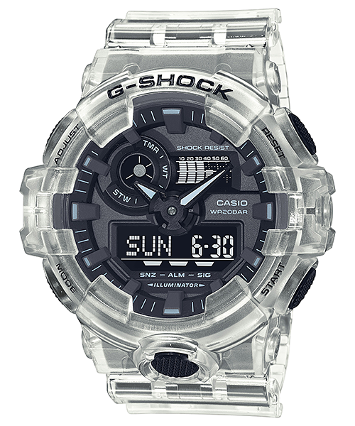 G-Shock Digital & Analogue Watch Metallic Camouflage Series GA700SKE-7A / GA-700SKE-7A