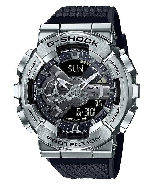 G-Shock Digital & Analogue G Steel Watch Metalized Series GM110-1A /  GM-110-1A