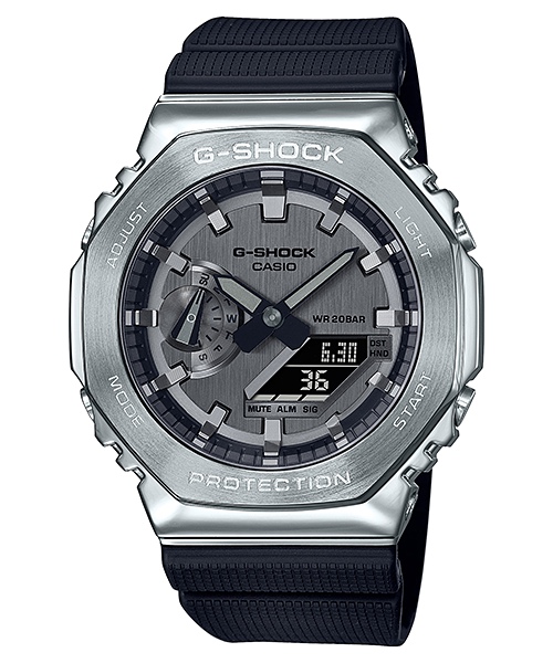 G-Shock Digital & Analogue G Steel Metalized Casioak Series GM2100-1A