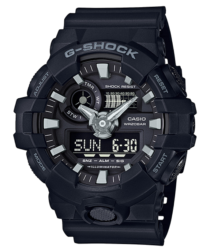 G-Shock Digital & Analogue Watch  GA700-1B / GA-700-1B